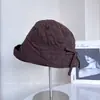 Sombrero de Pescador Simple con Lazo Estilo Japonés para Mujer, Sombrero Cubo de Invierno Ligero y Cálido, Elegante Sombrero de Tela Versátil de Moda
