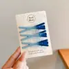 Pinza de estrella azul para el pelo femenina de verano clip lateral para flequillo pelo suelto en la frente clip de pico de pato sin costuras tocado pinza para el pelo venta al por mayor