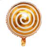 Nuevo globo de aluminio redondo de 18 pulgadas transfronterizo con forma de piruleta de caramelo, suministros para decoración de fiestas