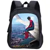 Mochila Escolar para Jardim de Infância Homem-Aranha Homem Aranha Estampa de Personagem One Piece Mochila Infantil 13 polegadas Atacado Transfronteiriço