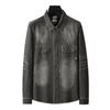 Otoño Nuevo Camisa de Mezclilla de Manga Larga para Hombre Chaqueta Holgada para Hombre Camisa Casual de Moda para Hombre