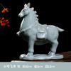 Adornos creativos de caballo de la suerte para el hogar, sala de estar, oficina, mueble de TV, decoración de cerámica, artesanías, regalo de apertura