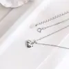 Xiaoyinjia Prata Esterlina S925 Olá Gatinho Kk Desenho Animado Colar Simples Infantil Fofo e Fofo
