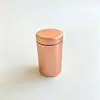 Directo de fábrica aleación de aluminio titanio mini latas de té latas de aluminio caja de té latas de metal latas de té portátiles caja de regalo LOGO