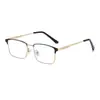 Gafas Jamie 852 con Montura Nueva de Metal, Gafas de Sol Cuadradas de Moda y Versátiles, Gafas de Sol Artísticas Personalizadas para Hombre