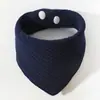 Toalla de Babero de Gasa de Cuatro Capas Lisa para Bebé, Toalla Triangular, Babero para Recién Nacido, Babero para Bebé con Broche Transfronterizo Amazon