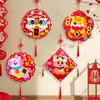 Materiales Creativos DIY de Año Nuevo 2026 para Estudiantes de Preescolar y Niños, Arte de Pegatinas de Fieltro Año del Caballo con el Personaje ''