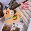 Regalo de Año Nuevo Año del Caballo Etiqueta con Nombre Colgante de Peluche Accesorios para Mochila Escolar de Niños Estudiantes Guardería Día de Año Nuevo Pequeño Regalo