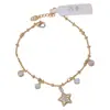 Pulseira Estrela Cadente, Design de Nicho de Luxo Leve, Sensação de Alta Qualidade, Simples e Versátil para o Dia a Dia, Pulseira Exquisita e Elegante