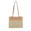 Bolsa Tote Simples de Palha Tecida para o Verão 2026, Moda Nova, para o Trabalho, para Mulheres, Bolsa de Ombro/Axila Casual Retro de Alto Valor