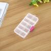 Caja de Almacenamiento de Plástico Transparente Desmontable para Joyería, Pastillas, Cosméticos, Equipo de Pesca