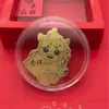 Popular Pegatina de Teléfono de Oro Puro 999 de 2 mg para Riqueza y Prosperidad, Pegatina de Teléfono Dorada con Temática de Princesa, Regalo para Transmisiones en Vivo