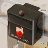 Cesta colgante para mesita de noche, Cubo de basura para dormitorio, Elegante contenedor de almacenamiento colgante con tapa para la cama, Esenciales para dormitorio para estudiantes