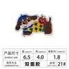 Venda direta de fabricante de patches de cachorrinho, patches bordados de alta qualidade para máquinas de bordar, bordado plano com adesivo dupla face, patches de desenho animado fofos