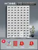 Gabinete de Almacenamiento para Teléfonos Móviles con Cerradura, Gabinete de Carga para Walkie-Talkies, Puerta de Cristal, Recargable, Gabinete de Almacenamiento para Teléfonos Móviles para Salas de Exámenes Escolares