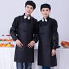 Delantal de PU Engrosado, Impermeable, Resistente al Aceite, Ácidos y Álcalis, Forrado de Felpa para Calor, con Logo Impreso, Ropa de Trabajo de Cocina Tipo H al por Mayor