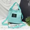 Bolso de Lona para Mujer 2025 Bolso de Hombro Moderno y Elegante Ins Versión Coreana Lindo Bolso Cruzado para Estudiante de Chica Suave Bolso Cuadrado Pequeño