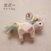 Colgante de Muñeca de Unicornio 3D Linda de Fieltro de Lana Estilo Ins, Encanto para Bolso, Accesorio para Ropa, Decoración del Hogar, Regalo