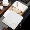 Nuevo Té Blanco Anji Pu'Er Té Empaque Caja de Pastel de Té Lata Cuadrada de Hojalata Metal Caja para Pastel de Té Bolsa Vacía Caja de Regalo Vacía