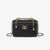 Bolso Caja Estilo Chanel Bolso de Mano para Mujer 2026 Nueva Moda Bolso de Cadena Acolchado Versátil Bolso de Hombro Cruzado