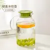 Jarra de Agua Fría de Vidrio, Resistente a Altas Temperaturas, Tetera de Gran Capacidad, Vaso de Agua Fría para el Hogar, Recipiente para Agua Hirviendo, Jarra para Jugos, Jarra