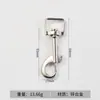 Fábrica en stock al por mayor accesorios de ferretería anillo de conexión llavero de aleación de zinc hebilla para mascotas hebilla para perro joyería hebilla de metal color pistola