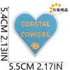 Patches Bordados para Costurar Tema Azul Patch de Menina Surfer Onda do Mar Caranguejo Eremita Etiqueta Bordada em Computador Distintivo de Concha