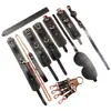 Ji Yu Hei Ya Conjunto de Veludo de Luxo Adereços SM Algemas de Bondage Chicote de Couro Produtos Divertidos para Casal Adulto no Quarto