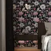 Papel de Parede Floral Transfronteiriço Espessado Impermeável Pvc Autoadesivo Adesivos para Renovação de Armário de Parede de Quarto Atacado