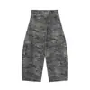Pantalones Camuflaje Nanxia Estilo Urbano con Diseño Único, Pantalones de Trabajo de Mezclilla Multibolsillos, Modernos