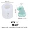 Molde de silicone para fondant de chapéu de Natal Série de Natal Decoração de vela de aromaterapia Molde para decoração de bolo mousse