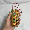 Jaulas de cerdo tejidas de bambú, pasteles tradicionales con forma de cerdo, cestas de bambú para el Festival de Medio Otoño, jaulas pequeñas de cerdo de bambú, artesanías de bambú, simbolizando el cerdo entrando al agua