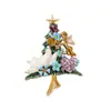 Nuevos Broches de Serie Navideña: Campanitas de Muñeco de Nieve Lindas, Decoraciones de Ropa de Moda, Broches para Fiesta de Navidad