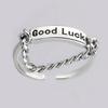 Anillo con Colgante de Borla Cadena Combinada Campana Redonda Cuenta Redonda Carta de Amor Animal de Dibujos Animados Comida Anillo Suministro de Comercio Exterior