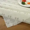 Toalha de Mesa Impermeável de PVC Descartável Resistente ao Calor à Prova de Óleo Tapete Retangular de Plástico Adesivo para Mesa de Jantar Toalha de Mesa para Mesa de Sala de Estar Doméstica