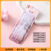 Alças de Ombro Transparentes Invisíveis Estilo Hanfu, Par Único Embalado em Blister em Caixa Colorida, Alças de Ombro Transparentes Invisíveis Finas para Mulheres Atacado