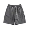 Novos Shorts de Trabalho para Homens, Calças Esportivas de Seda Gelada de Verão, Marca Casual Solta Tendência, Shorts Retos de Cinco Pontos