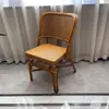 Silla de Ratán Natural, Silla Pequeña de Ratán para Adultos, Silla Infantil, Silla de Ocio para Personas Mayores, Silla con Respaldo Suave para el Hogar, Restaurante y Tienda de Música Folclórica