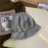 Sombrero de Pescador Estilo Japonés Versión Grande Boina Gorro de Pelo Tres en Uno Sombrero de Lana a Heattech y Mostrar Cara Circunferencia de Cabeza Grande Pequeña Gorro de Punto