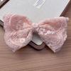Celebridad de Internet Elegante Encaje Lazo Pinza de Primavera Pinza para el Cabello Hada Moda Combinable Clip Superior para la Cabeza Accesorios para el Cabello de Boutique