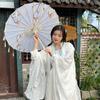 Paraguas de Papel de Aceite con Borlas Rendimiento Cheongsam Estilo Antiguo Hanfu Show Fotografía Danza Tela de Seda Traje Antiguo Paraguas de Artesanía China Nueva