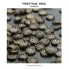 Botões de Resina Yisen com Quatro Furos para Camisa Botões para Punho e Gola de Tricô Botões Decorativos para Camisa DIY Costurados à Mão