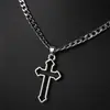 Collar con Cadena Cruzada para Pareja Estilo Ins Coreano Oscuro Estilo Frío Estilo Japonés Rosella