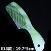 Peine Grueso Verde Tendón Color Jade Imitación, Duradero y Plegable, Adecuado para Vendedores Ambulantes y Peluquería, Peine de Plástico, Mismo Estilo que Vietnam