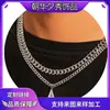 Collar Personalizado de Acero de 26 Letras de Doble Capa para Hombres, Cadena Mágica de Acero Inoxidable, Collar de Cadena para Clavícula Apilado de Doble Capa