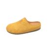 Zapatillas de Casa de Alta Calidad para Mujer 2025 Nueva Colección Primavera y Otoño Piel Genuina Zapatos Vintage Birkenthal Zapatos Planos Muller Combinan con Todo