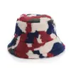 Amazon Transfronteiriça Outono Inverno Masculino e Feminino Gorro Quente à Prova de Vento de Inverno Gorro Quente Espessado Camuflagem de Veludo de Cordeiro Gorro de Pescador Masculino