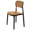 *2 encostos de cadeira de rattan sintético, design moderno e minimalista, adequados para uso doméstico, cafés, hamburguerias, cadeiras de jantar e mesas de escritório