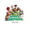 Decoração de Bandeira de Bolo Toy Story Transfronteiriça Suprimentos para Festa Adereços de Decoração de Bandeira de Bolo Toy Story