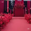 Xinuo Accesorios para Bodas Tela de Fondo para Bodas Cortina Colgante Estante Decoración de Pasillo de Cristal Adornos para el Lugar Decoración con Cortina de Cuentas